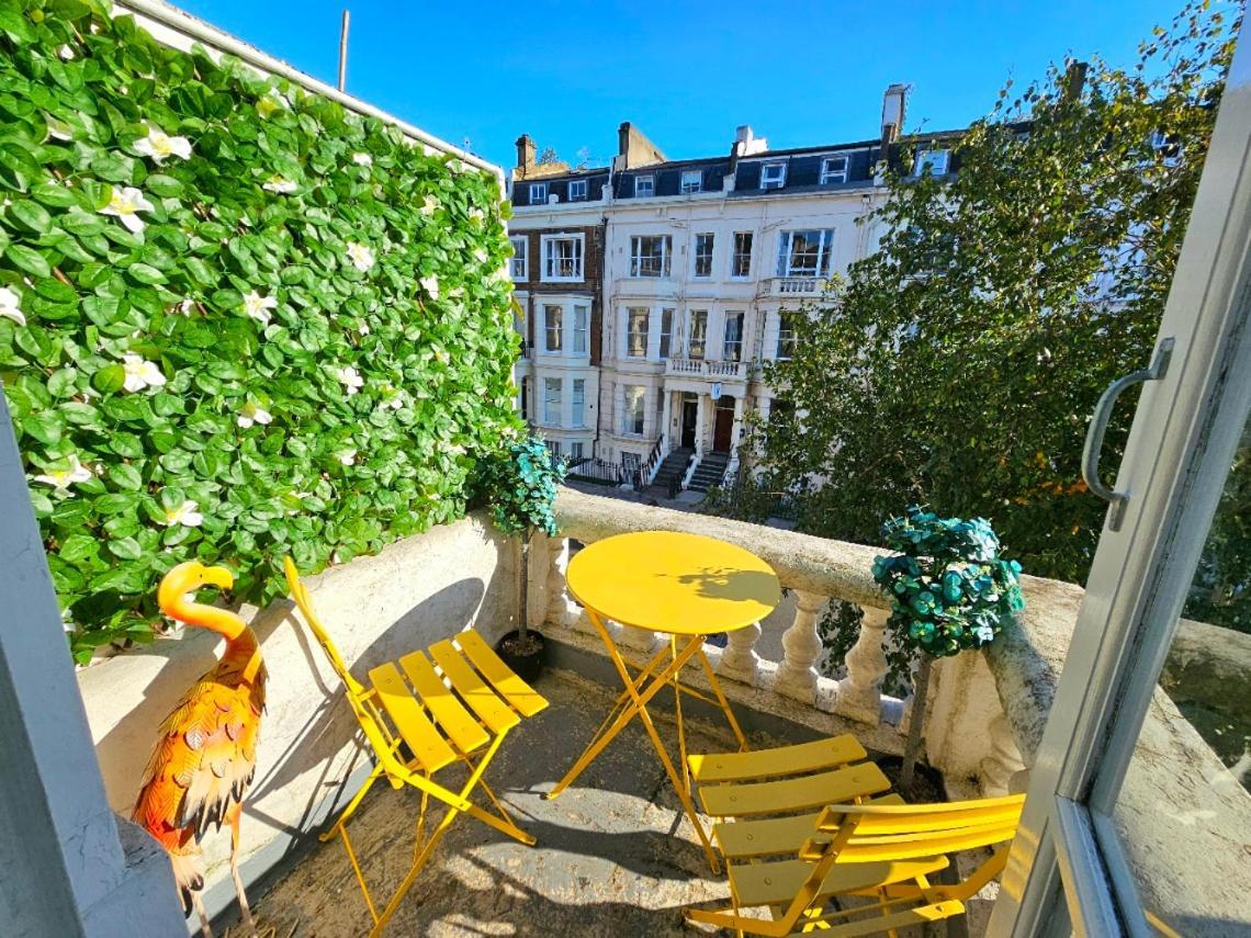 Charming Home With Private Balcony, On 1St Floor, With 2 Bathrooms, 3 Min Walk To Earl'S Court Station 伦敦 外观 照片